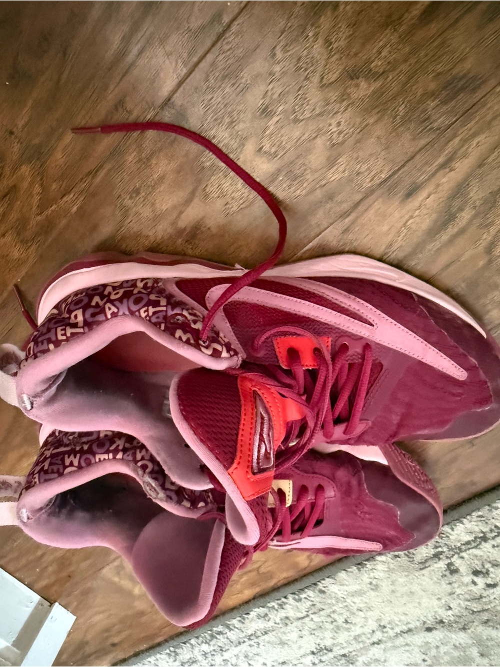 Nike Giannis immortality red pink low top basketball shoes